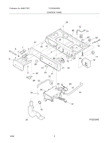 03 - Control Panel parts for Frigidaire Washer FCCW3000ES0 from AppliancePartsPros.com
