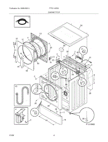 05 - Cabinet / Top parts for Frigidaire Washer FTF2140ES2 from AppliancePartsPros.com