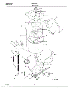 04 - Wshr Mtr,Hose parts for Frigidaire Washer FWS235RFS6 from AppliancePartsPros.com