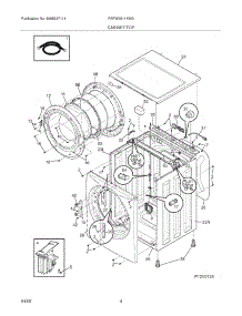 05 - Cabinet / Top parts for Frigidaire Washer FAFW3511KW0 from AppliancePartsPros.com