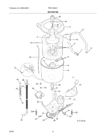 05 - Motor / Tub parts for Frigidaire Washer FWS1339AC1 from AppliancePartsPros.com
