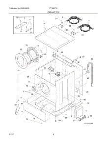 05 - Cabinet / Top parts for Frigidaire Washer FTF530FS1 from AppliancePartsPros.com