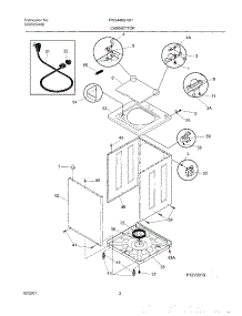 03 - Wshr Cab,Top parts for Frigidaire Washer FWS446GHS1 from AppliancePartsPros.com