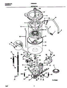 03 - Motor / Tub parts for Frigidaire Washer FWS645GFT0 from AppliancePartsPros.com