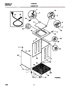 02 - Cabinet / Top parts for Frigidaire Washer FWS645GFT1 from AppliancePartsPros.com