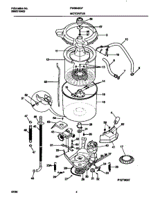 03 - Motor / Tub parts for Frigidaire Washer FWS645GFT1 from AppliancePartsPros.com