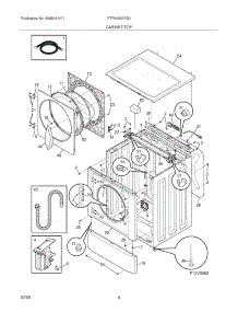 05 - Cabinet / Top parts for Frigidaire Washer FTFB4000FS0 from AppliancePartsPros.com