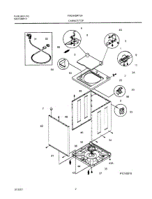 03 - Wshr Cab,Top parts for Frigidaire Washer FWS445RFS4 from AppliancePartsPros.com