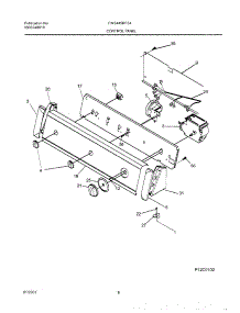 09 - Control Panel parts for Frigidaire Washer FWS445RFS4 from AppliancePartsPros.com