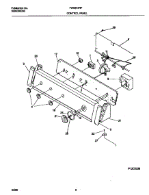 05 - Control  Panel parts for Frigidaire Washer FWS545RFS0 from AppliancePartsPros.com