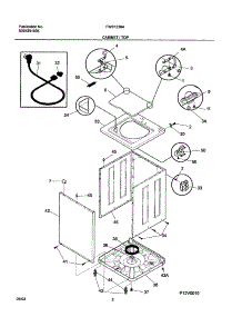 03 - Cabinet / Top parts for Frigidaire Washer FWS1339AC0 from AppliancePartsPros.com