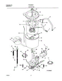 05 - Wshr Mtr,Hose parts for Frigidaire Washer FWS645GFS2 from AppliancePartsPros.com