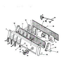 05 - Control Panel parts for Frigidaire Washer FWS845GCS1 from AppliancePartsPros.com