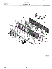 05 - Control Panel parts for Frigidaire Washer FWS845GFS1 from AppliancePartsPros.com