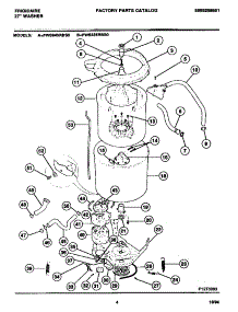 03 - Tubs, Hoses, Motor parts for Frigidaire Washer FWS645RBS0 from AppliancePartsPros.com