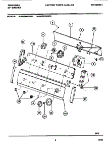 05 - Console & Controls parts for Frigidaire Washer FWS645RBS0 from AppliancePartsPros.com