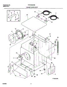 05 - Cabinet Door And Top parts for Frigidaire Washer FWT648GHS0 from AppliancePartsPros.com