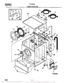 03 - Cabinet / Door / Top parts for Frigidaire Washer FWT445GES0 from AppliancePartsPros.com
