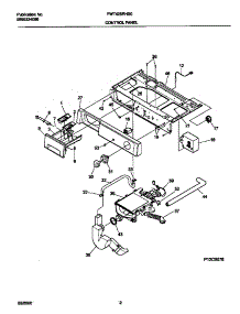 02 - P12c0076 Control Panel parts for Frigidaire Washer FWT425RHS0 from AppliancePartsPros.com