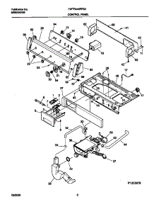 02 - P12c0078 Control Panel parts for Frigidaire Washer FWTR445RFS2 from AppliancePartsPros.com