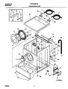 03 - P12v0016 Wshr Cab,Door parts for Frigidaire Washer FWTR445RFS2 from AppliancePartsPros.com