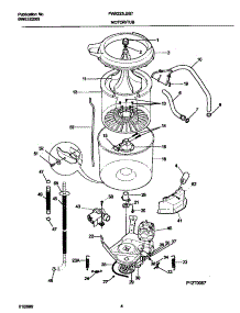 03 - P12t0046 Wshr Mtr,Hose parts for Frigidaire Washer FWX223LBS7 from AppliancePartsPros.com