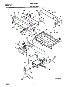 02 - Control Panel parts for Frigidaire Washer FWTR549GG from AppliancePartsPros.com