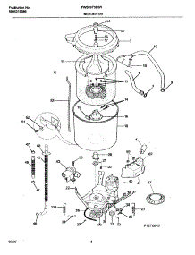 05 - Motor / Tub parts for Frigidaire Washer FWS6973EW1 from AppliancePartsPros.com