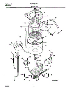03 - P12t0056 Wshr Mtr,Hose parts for Frigidaire Washer FWS6969HW0 from AppliancePartsPros.com
