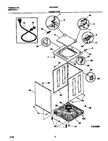 02 - Cabinet / Top parts for Frigidaire Washer FWS745GCT2 from AppliancePartsPros.com