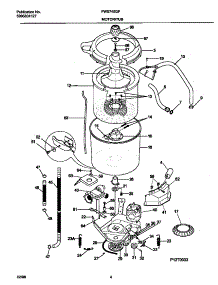 03 - Motor / Tub parts for Frigidaire Washer FWS745GFS0 from AppliancePartsPros.com