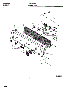 05 - P12c0032 Control Panel parts for Frigidaire Washer FWS747RFS1 from AppliancePartsPros.com