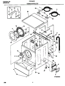 03 - Cabinet,Door & Top parts for Frigidaire Washer FWT445GES2 from AppliancePartsPros.com
