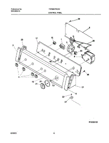 09 - Control Panel parts for Frigidaire Washer FWSB67RGS2 from AppliancePartsPros.com