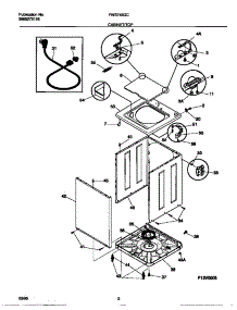 02 - Cabinet / Top parts for Frigidaire Washer FWS745GCS0 from AppliancePartsPros.com