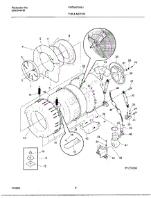 06 - Wshr Tub,Motor parts for Frigidaire Washer FWT647GHS1 from AppliancePartsPros.com