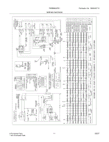 11 - Wiring Diagram parts for Frigidaire Washer FWSB6600FS1 from AppliancePartsPros.com