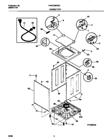 02 - Wshr Cab,Top parts for Frigidaire Washer FWX233RES3 from AppliancePartsPros.com