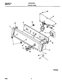 05 - Control Panel parts for Frigidaire Washer FWX233RES3 from AppliancePartsPros.com