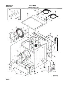 05 - Wshr Cab,Door parts for Frigidaire Washer GLTF1240AS0 from AppliancePartsPros.com