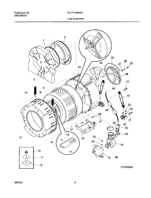 07 - Wshr Tub,Motor parts for Frigidaire Washer GLTF1240AS0 from AppliancePartsPros.com