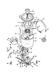 03 - Motor / Tub parts for Frigidaire Washer FWX645LBS2 from AppliancePartsPros.com