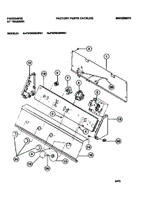 05 - Console & Controls parts for Frigidaire Washer FWX645DBW1 from AppliancePartsPros.com