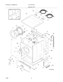 05 - Cabinet / Top parts for Frigidaire Washer GLTF1570FS2 from AppliancePartsPros.com
