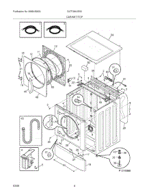 05 - Cabinet / Top parts for Frigidaire Washer GLTF2940ES0 from AppliancePartsPros.com