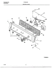 Control Panel parts for Frigidaire Washer FWX6975E from AppliancePartsPros.com
