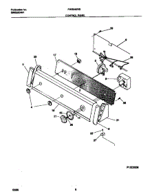 05 - Control Panel parts for Frigidaire Washer FWS545NBT3 from AppliancePartsPros.com
