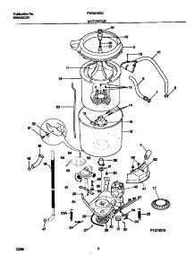 03 - Motor / Tub parts for Frigidaire Washer FWS845GCT3 from AppliancePartsPros.com