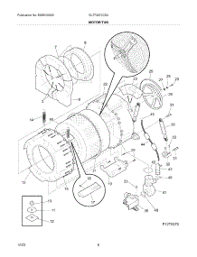 07 - Motor / Tub parts for Frigidaire Washer GLTF2070CS0 from AppliancePartsPros.com