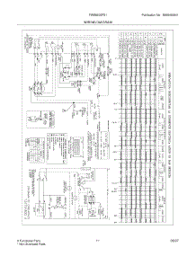 11 - Wiring Diagram parts for Frigidaire Washer FWS6600FS1 from AppliancePartsPros.com
